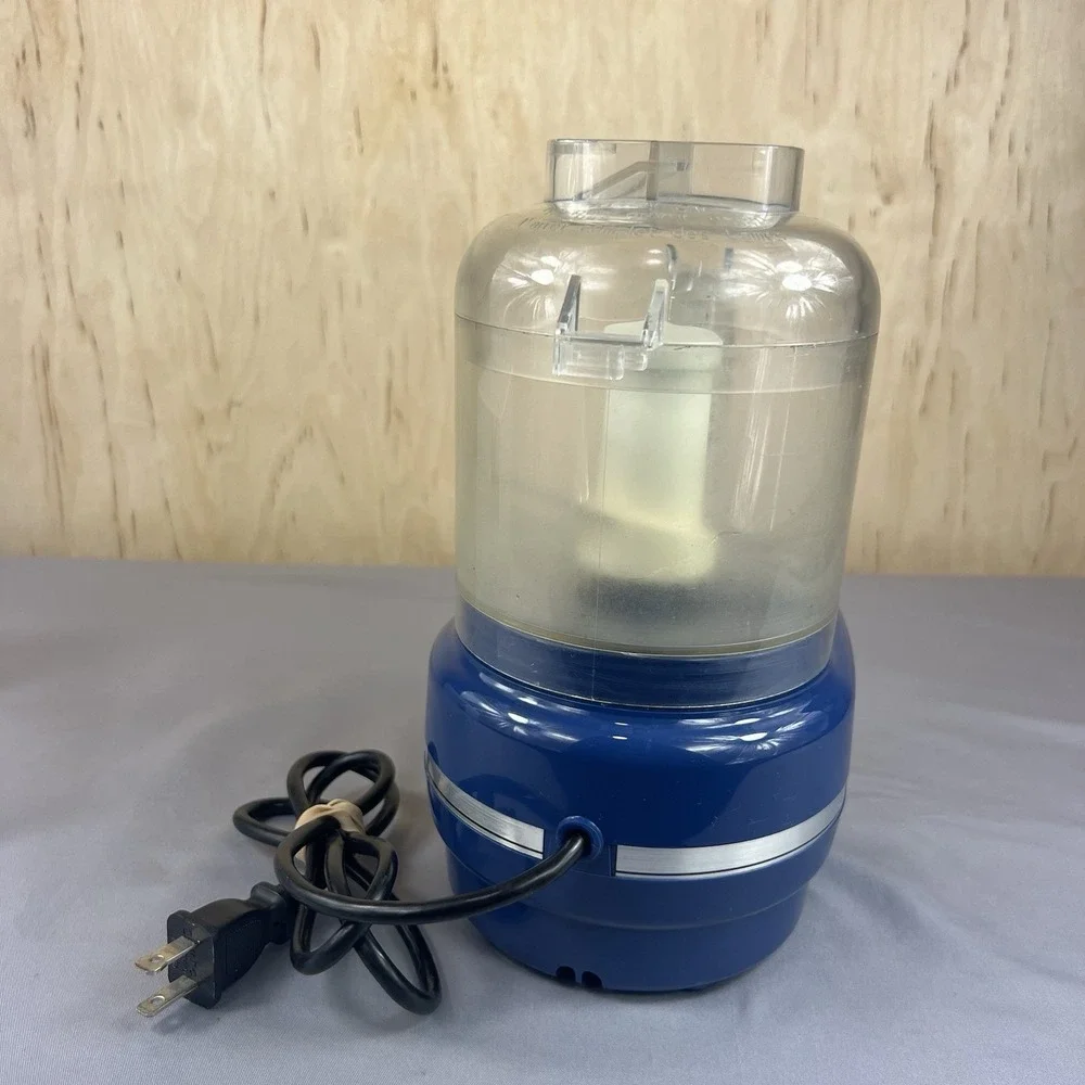 KitchenAid Chef's Chopper KFC3100 3 Cup Food Processor Blue Tested